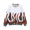 Octopus Men's Lightweight Crewneck Sweatshirt Halftone Crew White In White