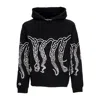 Octopus Men's Hoodie Censored Outline Hoodie Black In Black