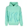 Octopus Men's Lightweight Hooded Sweatshirt Outline Hoodie Mint In Mint