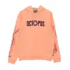 Octopus Men's Lightweight Hooded Sweatshirt Outline Logo Hoodie Peach In Peach