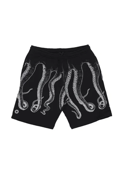 Octopus Men's Outline Sweatshorts Tracksuit Shorts White/black
