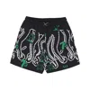 Octopus Men's Splashed Boardshort Swim Shorts X 7up Black In Black