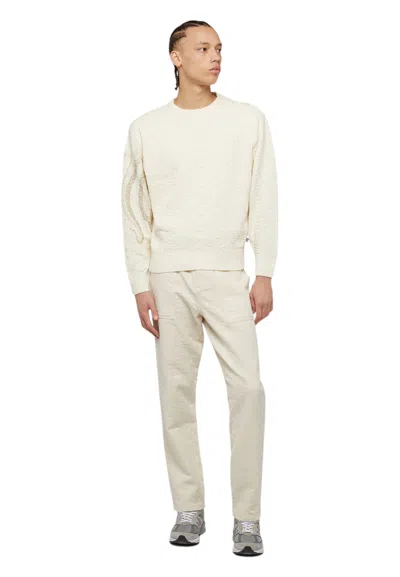Octopus Men's Sweater  In Ivory