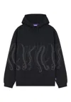 Octopus Men's Sweatshirt  Outline In Black