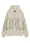 Octopus Men's Sweatshirt  Outline In Neutral