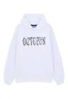 Octopus Men's Sweatshirt  Tentacles Logo In White