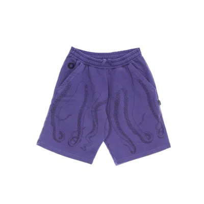 Octopus Men's Tracksuit Shorts Dyed Sweatshort Amethyst In Ametista