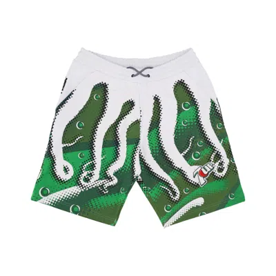 Octopus Men's Tracksuit Shorts Swirl Sweatshort X 7up White