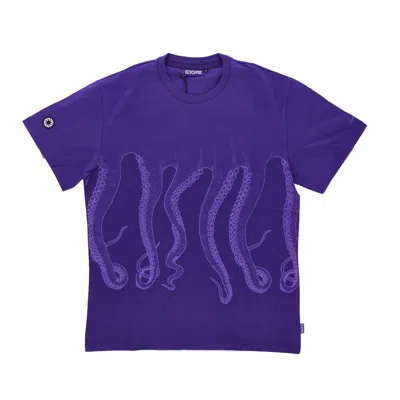 Octopus Men's T-shirt 2006  Tee Purple In Blue