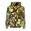 Octopus Nepenthes Hoodie Army Men's Hoodie In Army