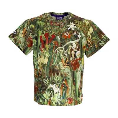 Octopus Nepenthes Tee Army Men's T-shirt In Multi