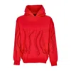 Octopus Outline Hoodie Red Men's Lightweight Hooded Sweatshirt In Red