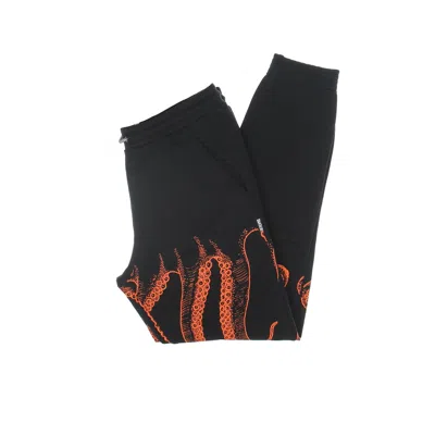 Octopus Outline Sweatpants Black Men's Lightweight Tracksuit Pants