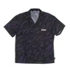 Octopus Short Sleeve Men's Sci-fi Shirt Black In Black