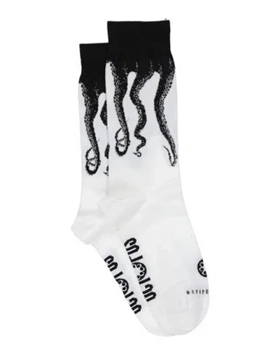 Octopus Socks & Hosiery White Size Onesize Textile Fibers