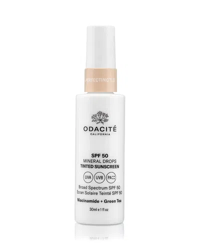 Odacite Spf 50 Mineral Drops Tinted Sunscreen 1 Oz. In White