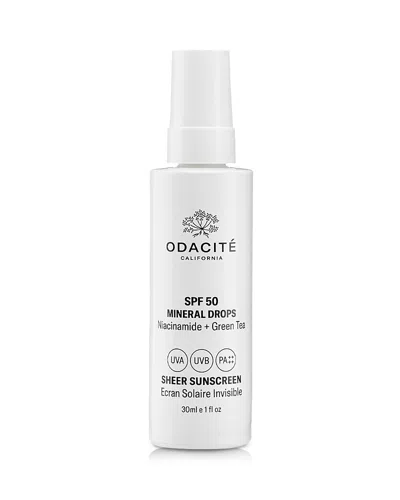 Odacite Spf 50 Mineral Drops Tinted Sunscreen 1 Oz. In White