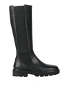 O'dan Li Woman Boot Black Size 9 Calfskin In Black