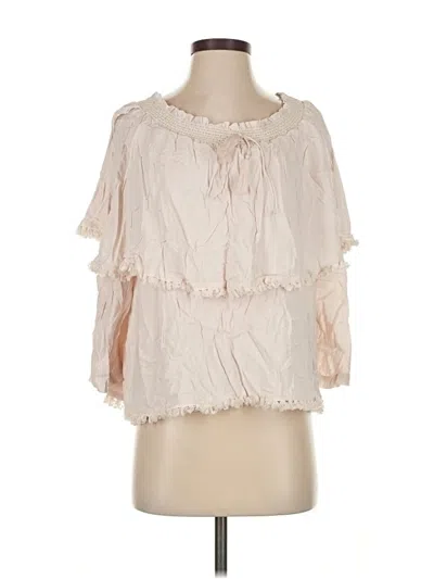 Pre-owned Odd Molly 3/4 Sleeve Blouse In Ivory