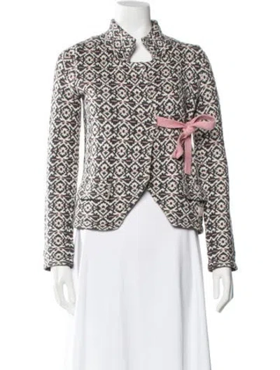 Pre-owned Odd Molly Printed Square Neckline Sweater In Multi