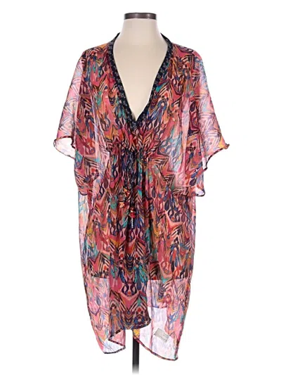 Pre-owned Odd Molly Swimsuit Cover Up In Pink