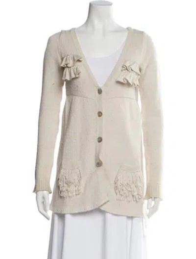Pre-owned Odd Molly V-neck Sweater In Neutral