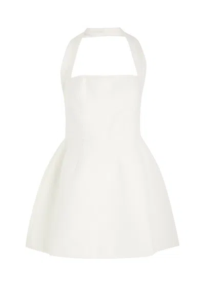 Odd Muse Halterneck Mini Dress In White