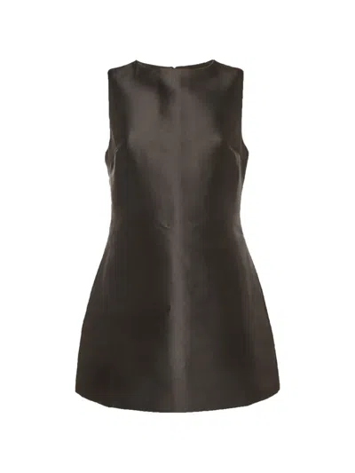 Pre-owned Odd Muse Sleeveless A-line Mini Dress In Black