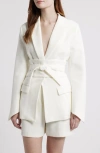 Odd Muse The Ultimate Muse Belted Blazer In White