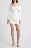 Odd Muse The Ultimate Muse Bow Minidress In White