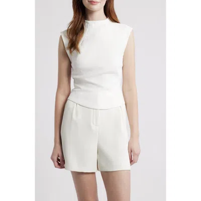 Odd Muse The Ultimate Muse Cap Sleeve Top In White
