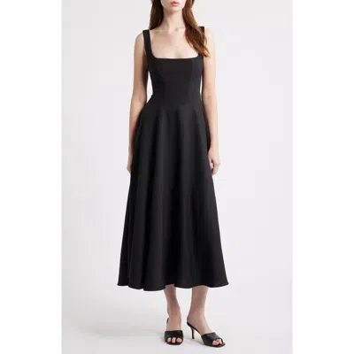 Odd Muse The Ultimate Muse Corset Dress In Black