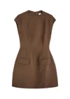 Odd Muse The Ultimate Muse Crepe Mini Dress In Chocolate