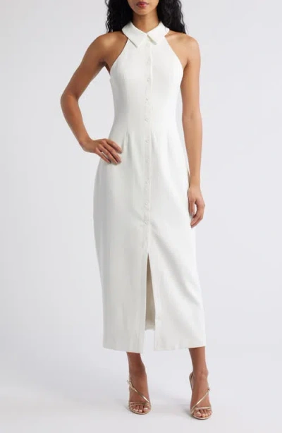 Odd Muse The Ultimate Muse Halter Neck Dress In White