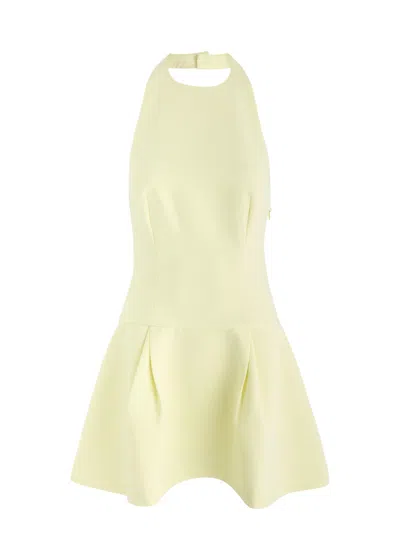 Odd Muse The Ultimate Muse Halterneck Mini Dress In Lime