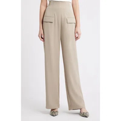 Odd Muse The Ultimate Muse High Waist Wide Leg Pants In Brown