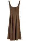 Odd Muse The Ultimate Muse Jersey Midi Dress In Chocolate