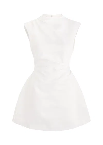 Odd Muse The Ultimate Muse Satin Mini Dress In White