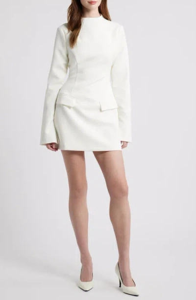 Odd Muse The Ultimate Muse Split Sleeve Minidress With Pockets In White