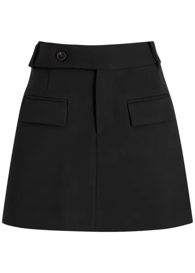 Odd Muse Ultimate Muse Crepe Mini Skirt In Black