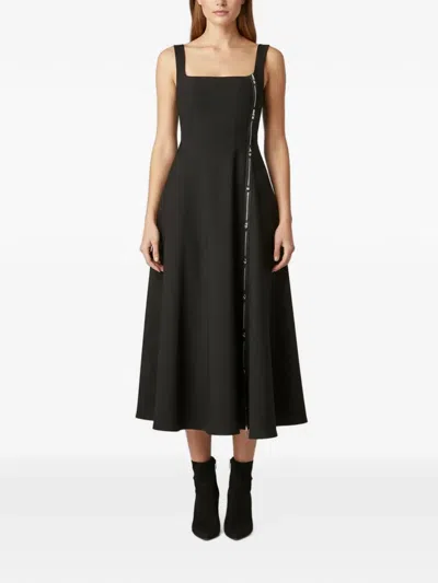 Pre-owned Odd Muse Ultimate Muse Midi Dress In Black