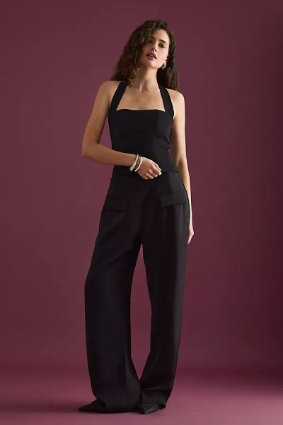 Odd Muse Wide-leg Trousers In Black