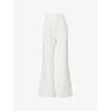 Odd Muse Womens Cream Pinstripe The Ultimate Muse Striped Woven Trousers