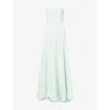 Odd Muse Womens Mint The Ultimate Muse Strapless Stretch-woven Maxi Dress
