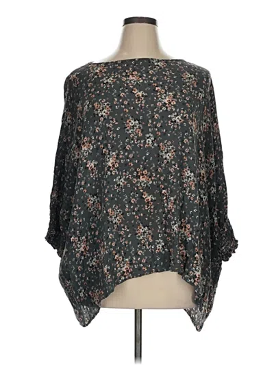 Pre-owned Oddi 3/4 Sleeve Blouse In Gray