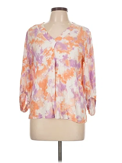 Pre-owned Oddi 3/4 Sleeve Blouse In Orange