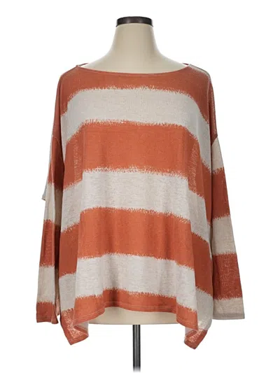 Pre-owned Oddi 3/4 Sleeve T-shirt In Orange