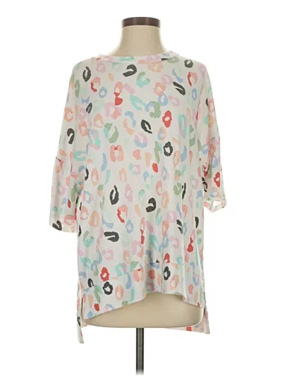 Pre-owned Oddi 3/4 Sleeve T-shirt In White