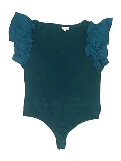 Pre-owned Oddi Bodysuit In Teal