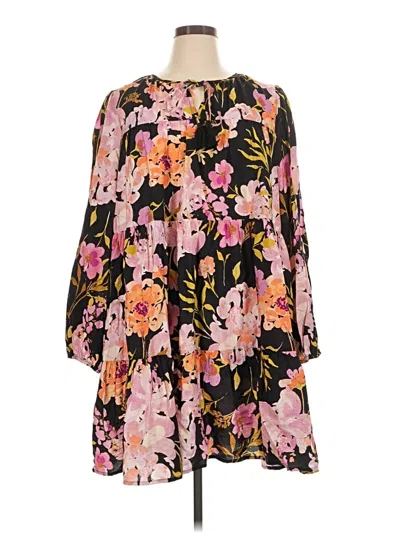 Pre-owned Oddi Casual Dress In Black